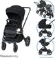 Titanium baby titaniumbaby urban lush black 2-in-1 kinderwagen