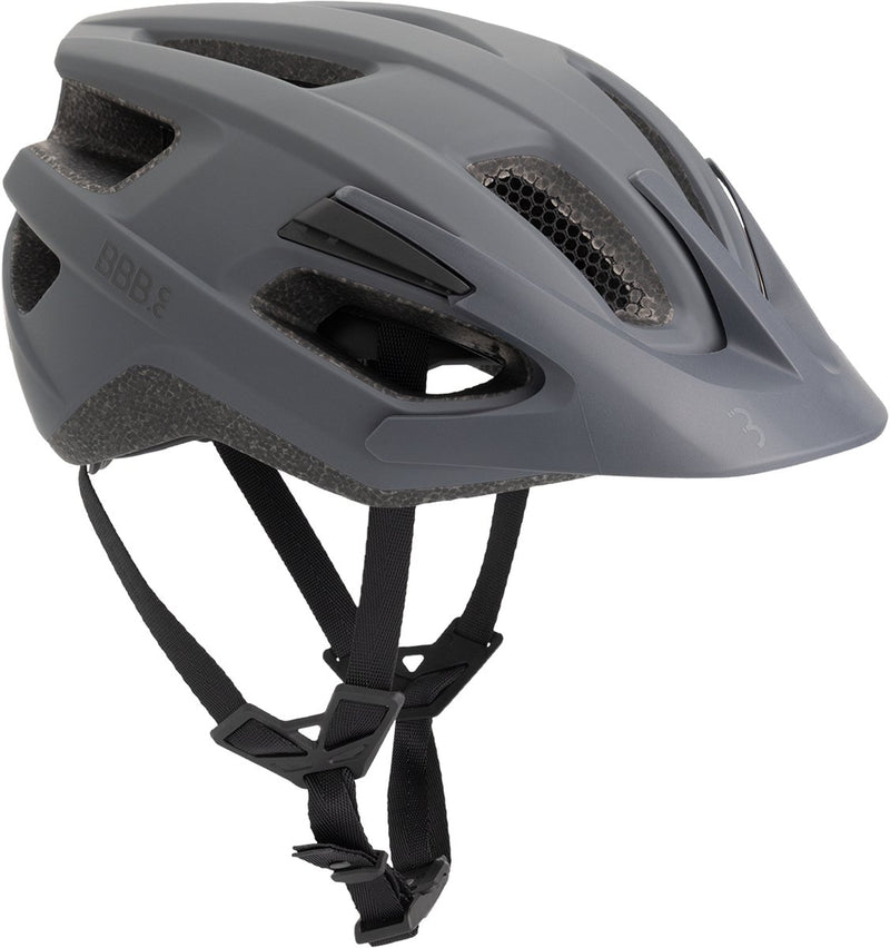 Bbb cycling kite 3.0 fidlock fietshelm volwassenen - mtb helm racefiets helm - wielrenhelm - fietshelm dames - fietshelm heren - mat donker grijs maat m (55-58cm) - bhe-30