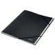 Carpeta clasificadora de reciclaje Leitz a4 co2 neutro negro 6 compartimentos 430 gramos 100% reciclado