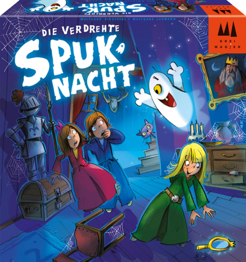 Tre maghi giocano a tre maghi® - - die verdrehte spuknacht (la notte dei fantasmi contorti) - gioco cooperativo per bambini con castello infestato in 3D - da 5 anni - 1-4 giocatori