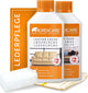 Nordicare Set de cuidado del cuero (250 ml) para coche, sofá y muebles, limpiador de cuero para el cuidado del cuero, set de cuidado del cuero, limpieza del cuero, cuidado del sofá, limpiador de cuero, cuidado del cuero del coche