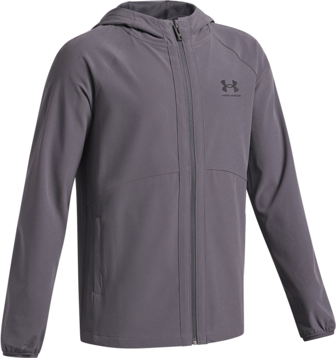Giacca sportiva da ragazzo Under Armour Ua Vibe in tessuto grigio - Castlerock - nera