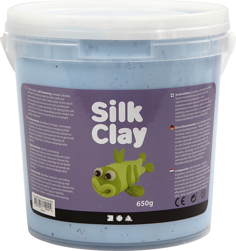 Silk Clay ®, blu neon, 650 gr 1 secchiello