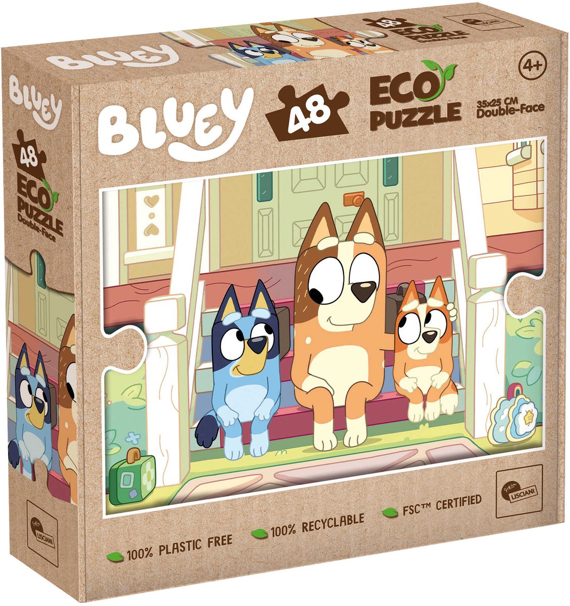 Lisciani bluey eco-puzzle mini df 48