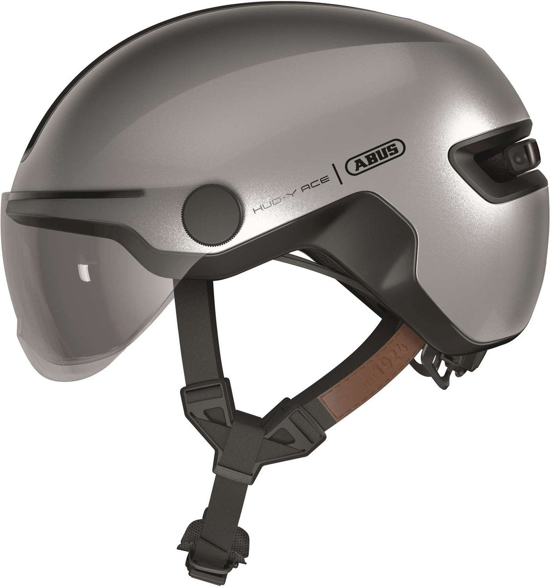 Abus Helm Hud-y Ace Gleam Silver M 54-58 cm