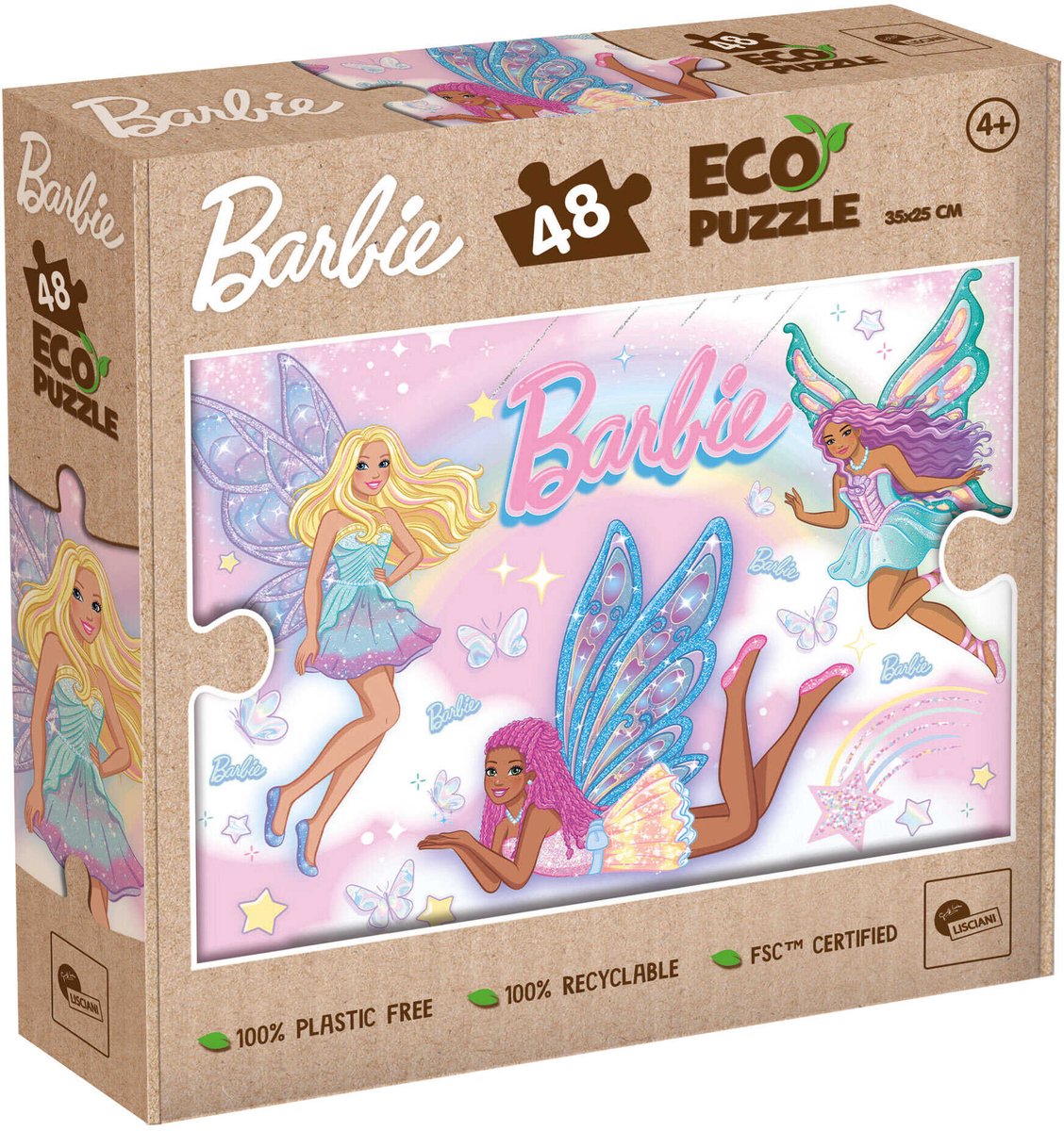 Lisciani barbie eco-puzzle mini 48