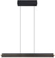 Trio emerson - lámpara colgante - negro mate - incl. 1x SMD 22 W - Regulador táctil de 4 niveles - Color de luz ajustable continuamente - Función de memoria - Altura ajustable continuamente
