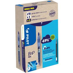 Bolígrafo gel piloto azul 0,7 mm