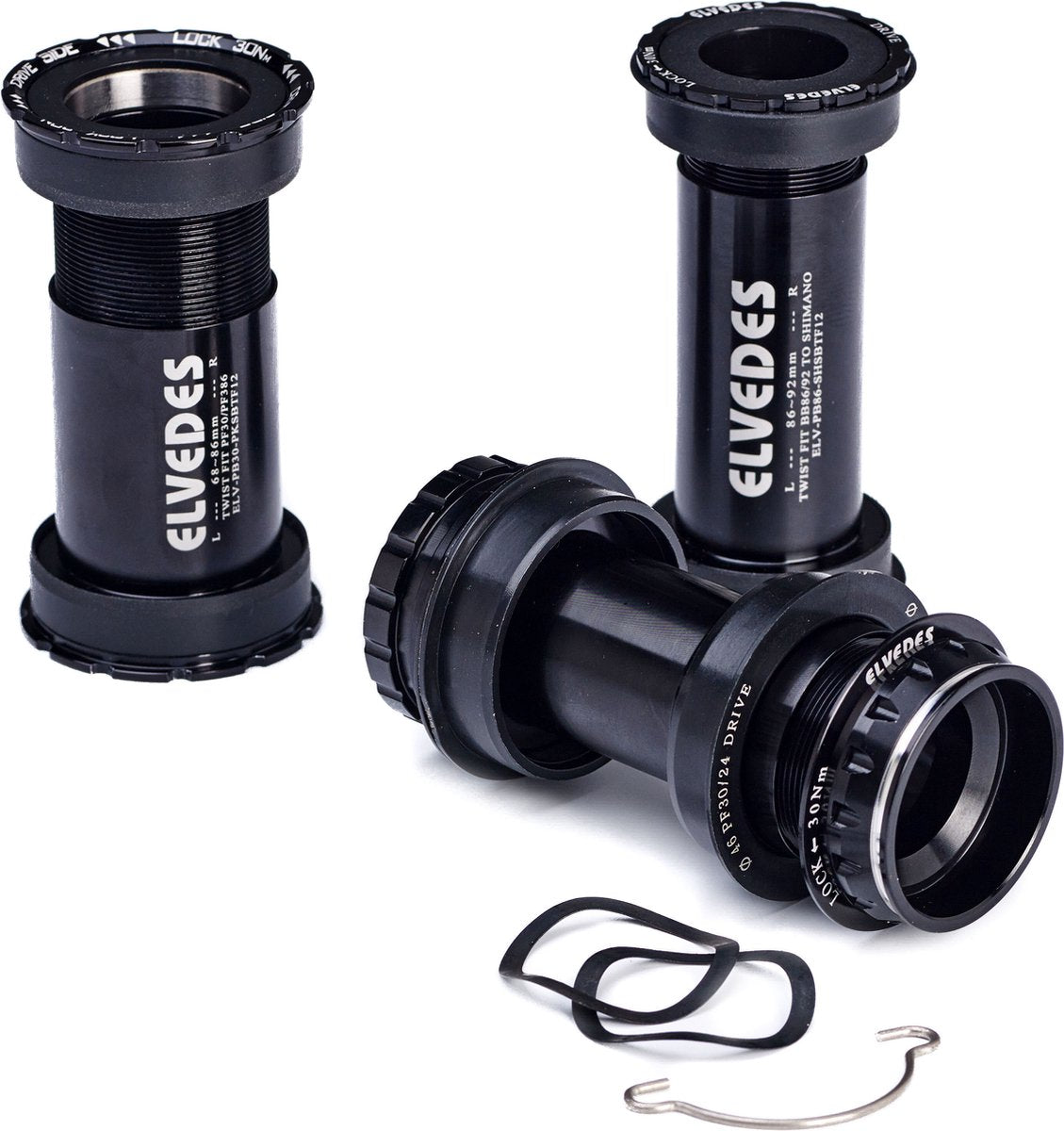 Trapas Elvedes Twist Fit voor Fatbike 100mm