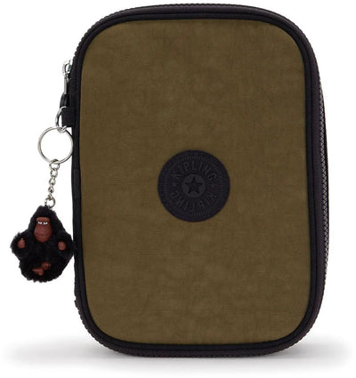 Kipling 100 tripe pencil case brown, blue man