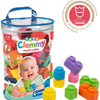 Clementoni baby morbido clemmy blocchi con sacchetto di stoccaggio, 40dlg.