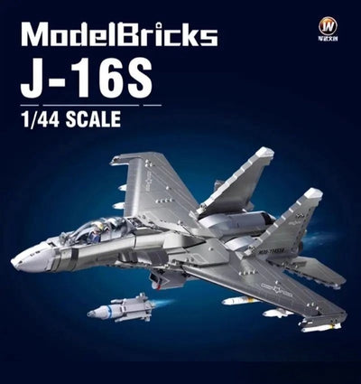 Sluban modelbricks aircraft carrier 1 44 j16 (m38-b1273)