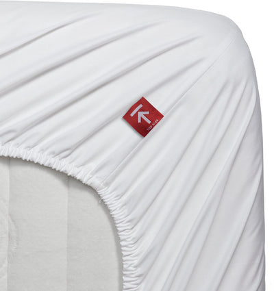 Beddinghouse percale katoen - topper hoeslaken - 140x200 - wit