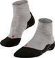 Falke tk5 short anti-blaar dun wol functioneel materiaal wandelsokken heren grijs - maat 44-45