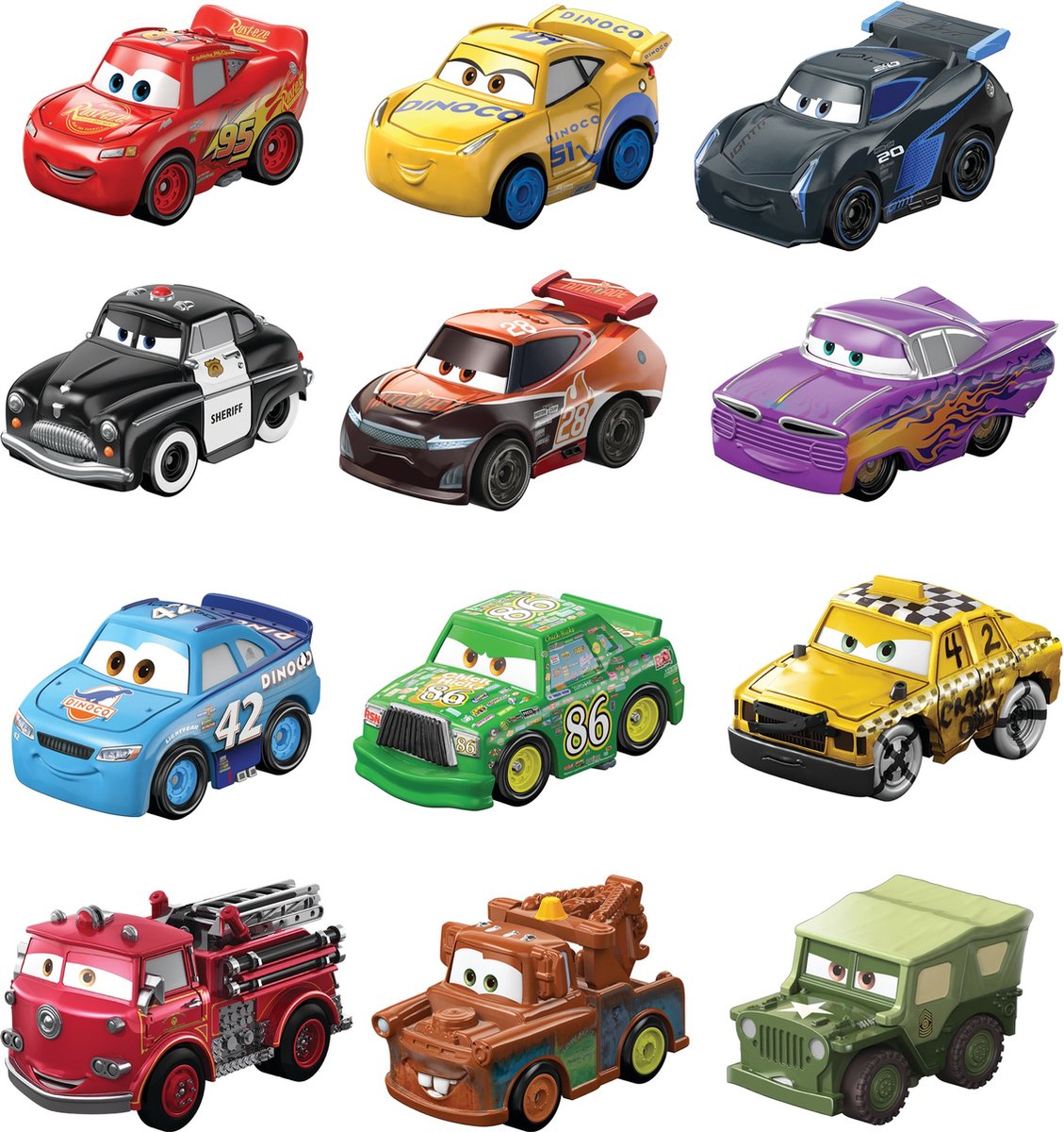 Coches disney mini corredores surtidos | 6 piezas