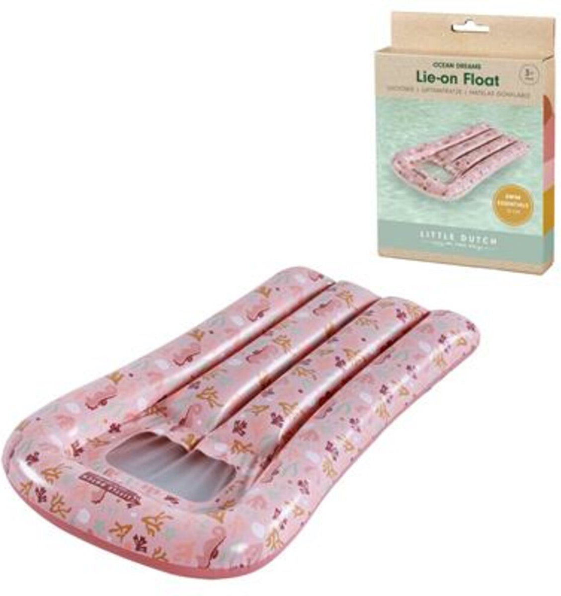 Pequeños sueños del océano holandés airbed rosa
