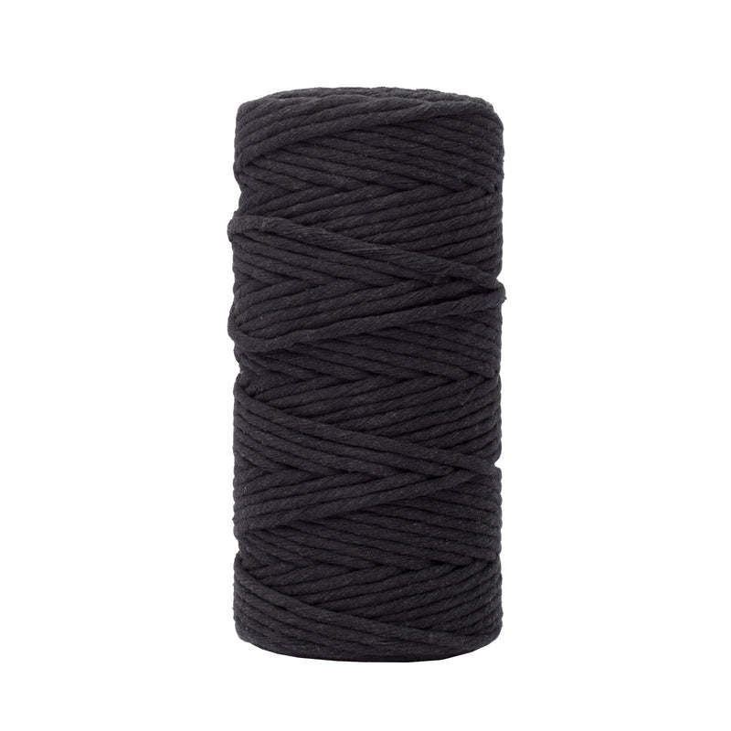 Vaessen creative • macramé touw 3mmx100m zwart