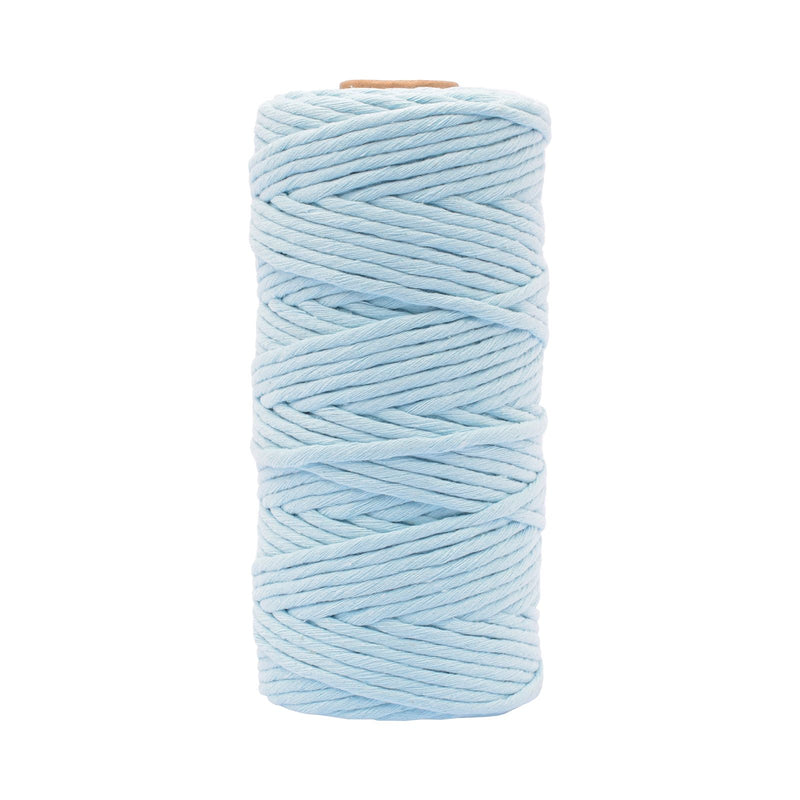 Vaessen creative • macramé touw 3mmx100m lichtblauw