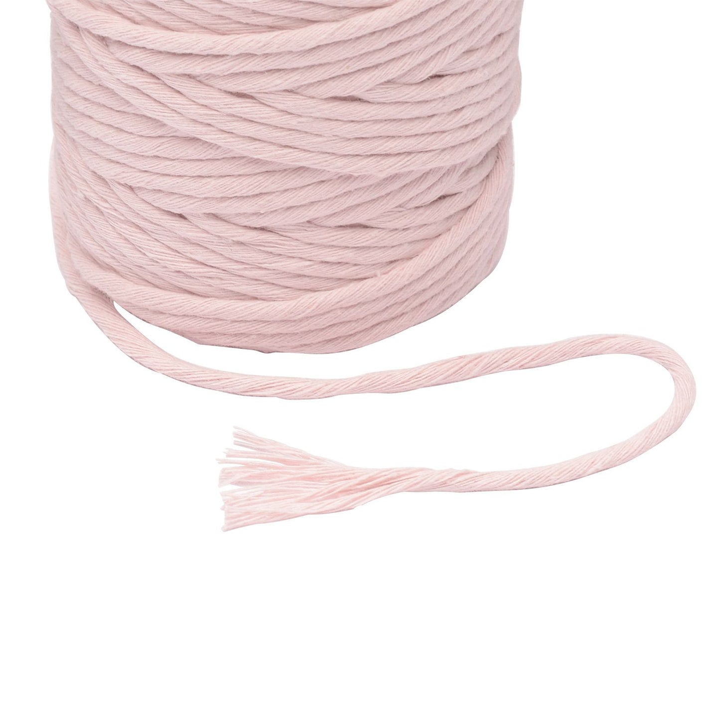 Vaessen creative • cuerda macramé 3mmx100m rosa claro