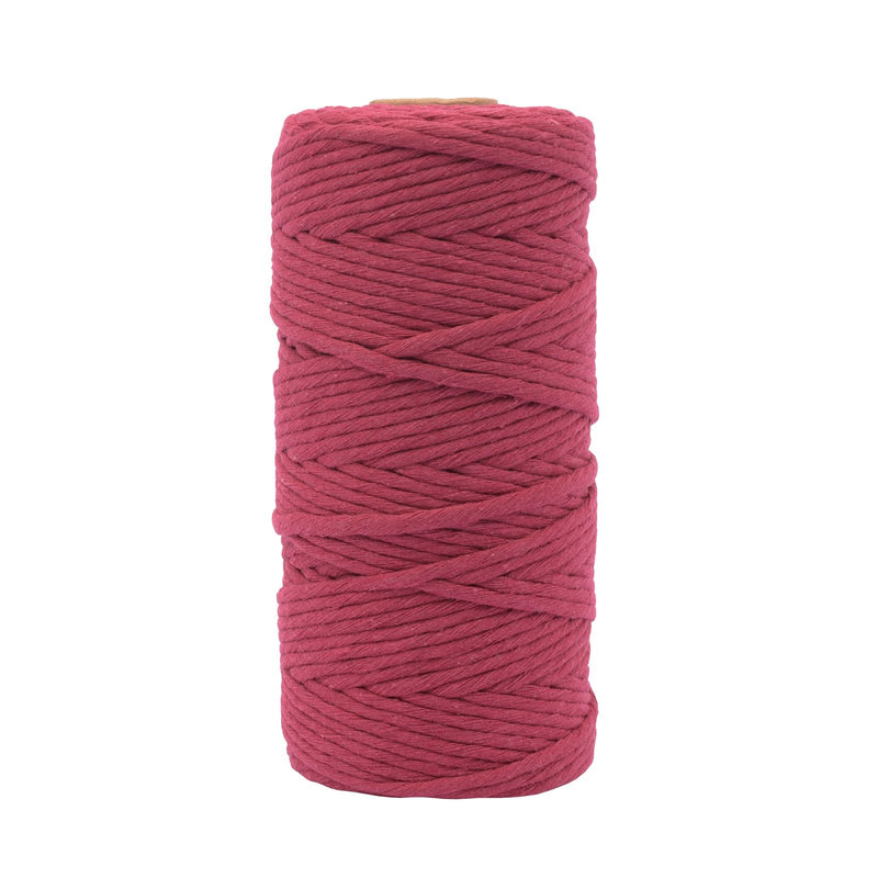Vaessen creative • macramé touw 3mmx100m bordeauxrood