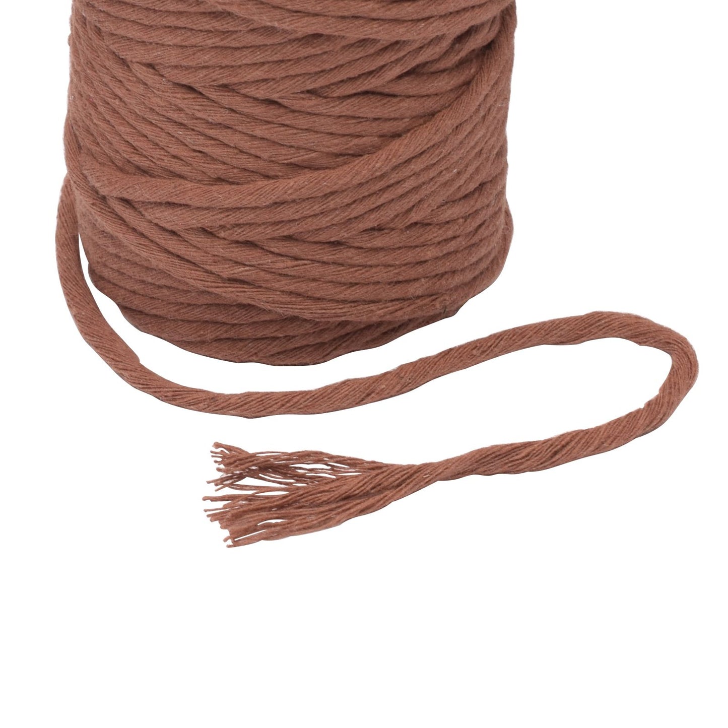 Vaessen creative • macramé touw 3mmx100m bruin