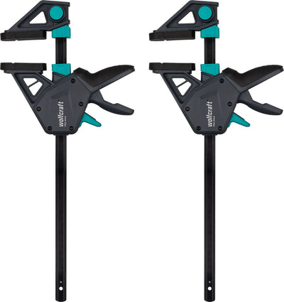 Wolfcraft - 2 abrazaderas de pegamento pro max - abrazadera de pegamento de 300 mm - 8666060