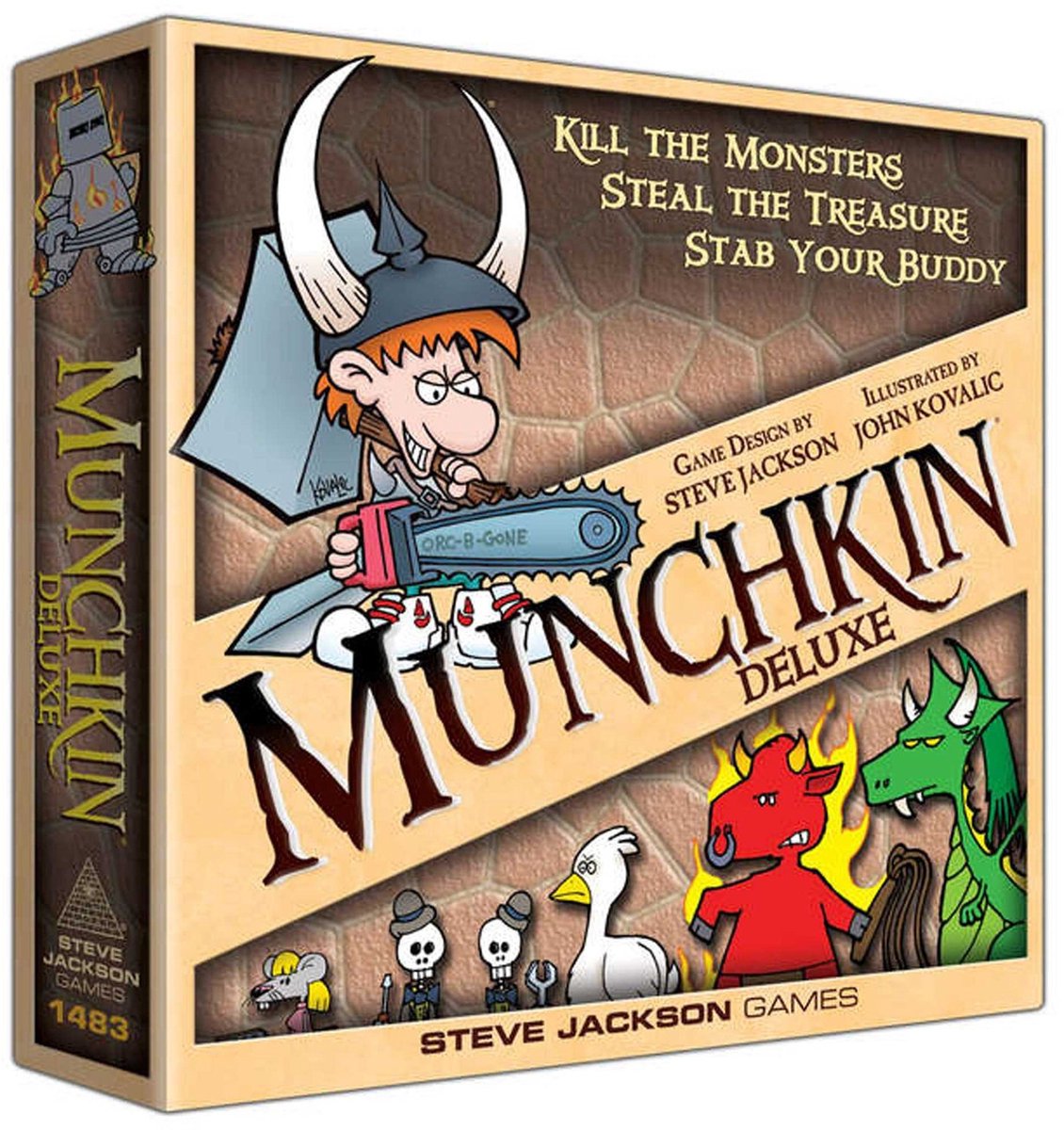 Steve jackson games munchkin deluxe - gioco da tavolo - gioco di carte umoristico - gioco da tavolo - inglese -