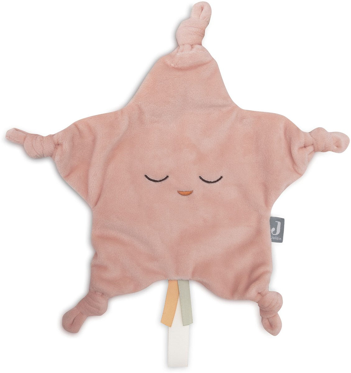 Jollein - speendoekje little star - speenknuffel baby - 100% polyester - wild rose