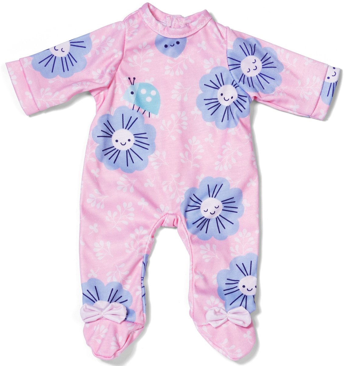 Pelele baby born rosa con flores (43 cm)