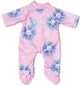 Pelele baby born rosa con flores (43 cm)