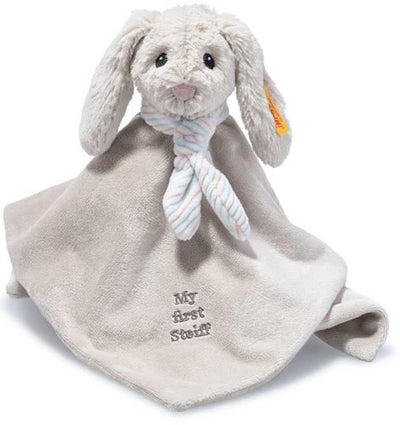 Steiff cuddly toy rabbit light gray 26 cm