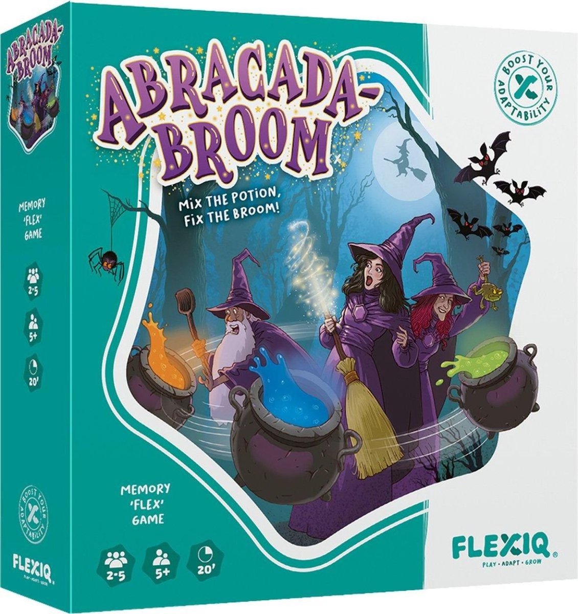 Flexiq abracada-broom - bordspel - geheugenspel