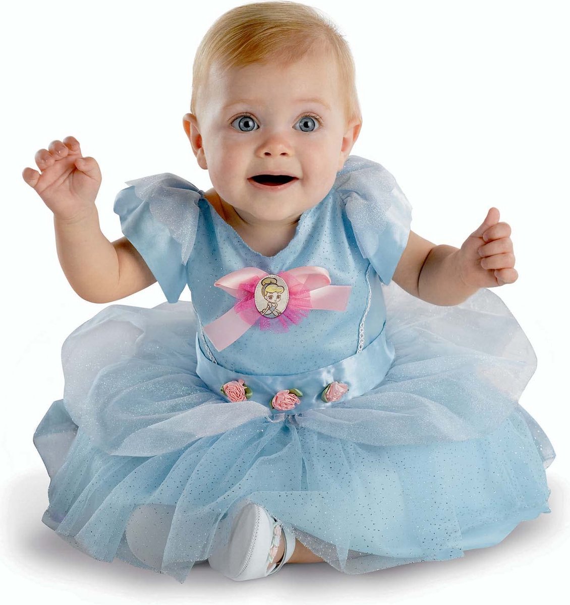 Disfraz bebe disney, cenicienta clasico infantil, talla (12-18 meses), infantil