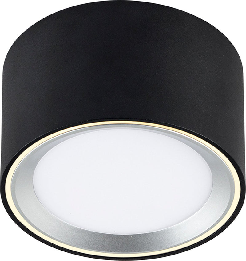 Nordlux fallon downlight di superficie-3 step moodmaker™ dimmerabile-acciaio nero