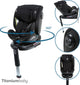 Titanium baby Titanium baby stellar pro i-size girevole a 360 gradi nero