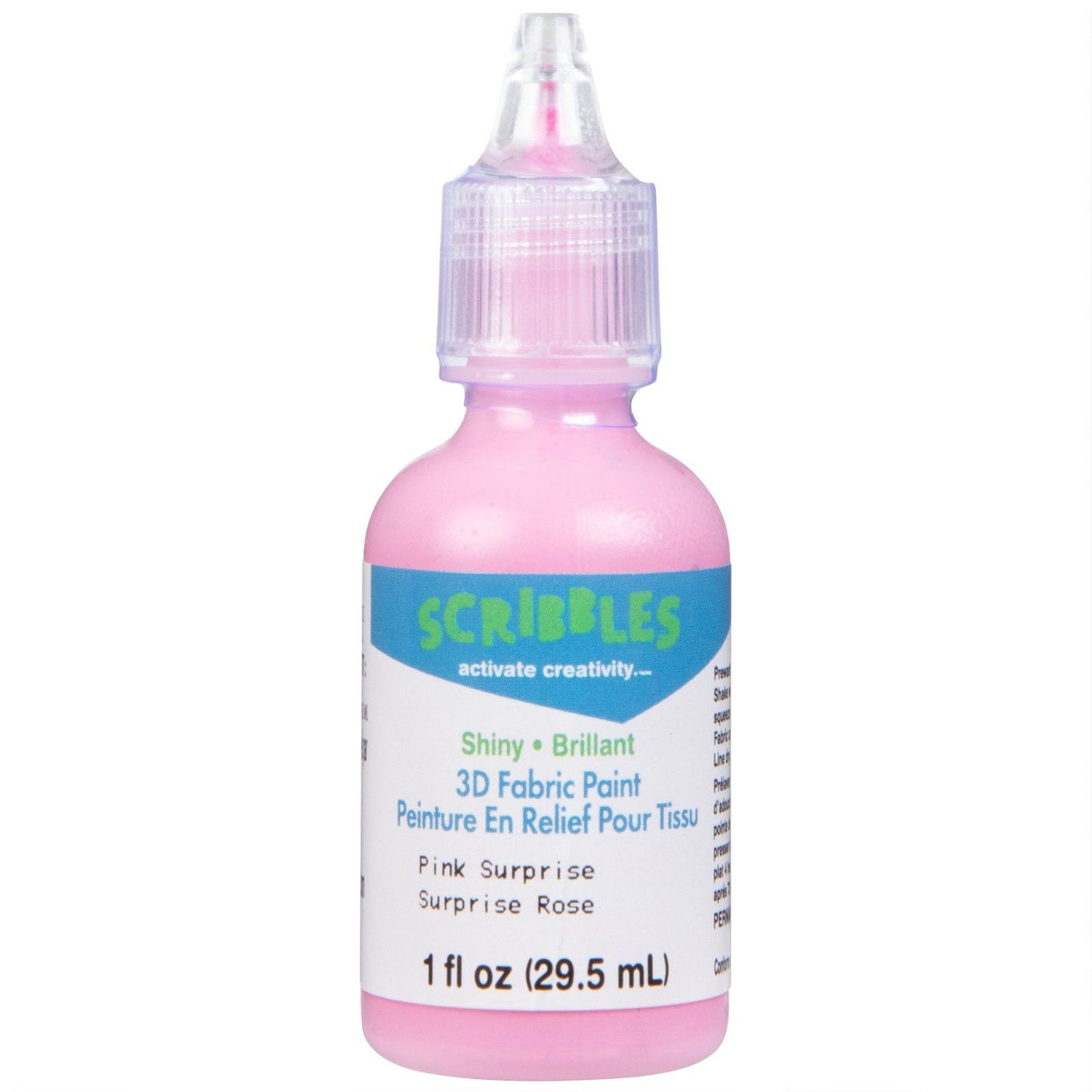 Scribbles • Pintura textil 3D brillante 29,5ml rosa sorpresa