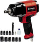 Avvitatore pneumatico Einhell tc-pw 610 - 610 nm - incl. 10 chiavi a bussola e 1 prolunga da 125 mm