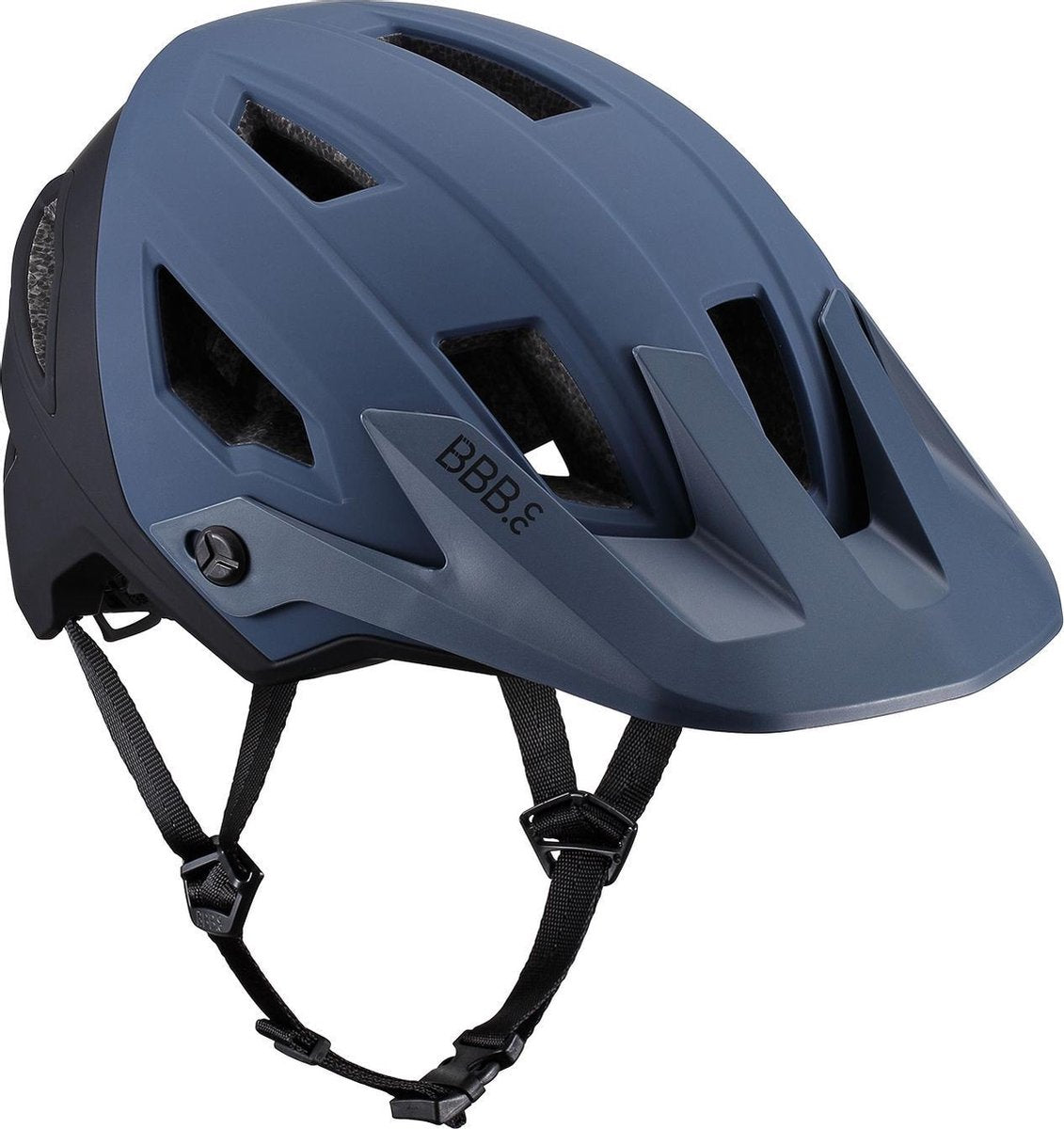Casco de bicicleta de montaña Bbb Cycling Shore - casco de bicicleta para adultos - casco deportivo - azul patrimonio mate - talla l - bhe-59