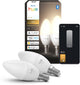 Lámpara de vela LED Philips Hue - Accesorio E14 - Contiene 2 lámparas - Luz blanca suave - Iluminación inteligente