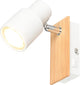 Rl vivi la tua realtà luminosa pierre - spot - bianco opaco - escl. 1x gu10 3 w - montaggio a parete e soffitto - predisposto per montaggio fisso o con tassello - casalum