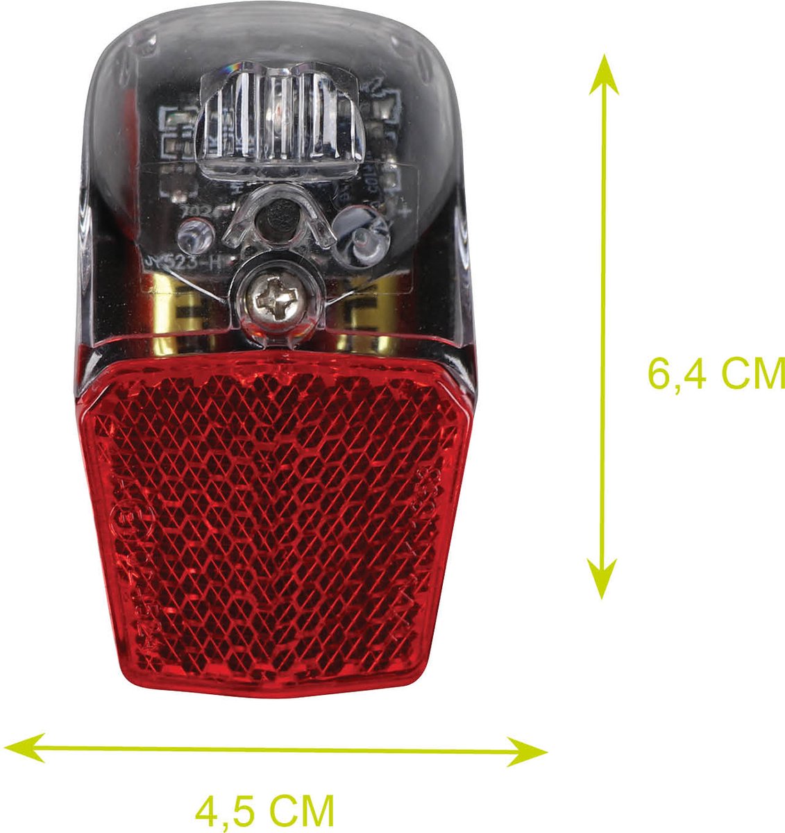 Luz trasera LED Dresco - guardabarros - negro