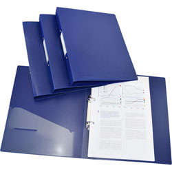 Carpeta de anillas rapesco antibacteriano 2 anillas pp 35mm azul