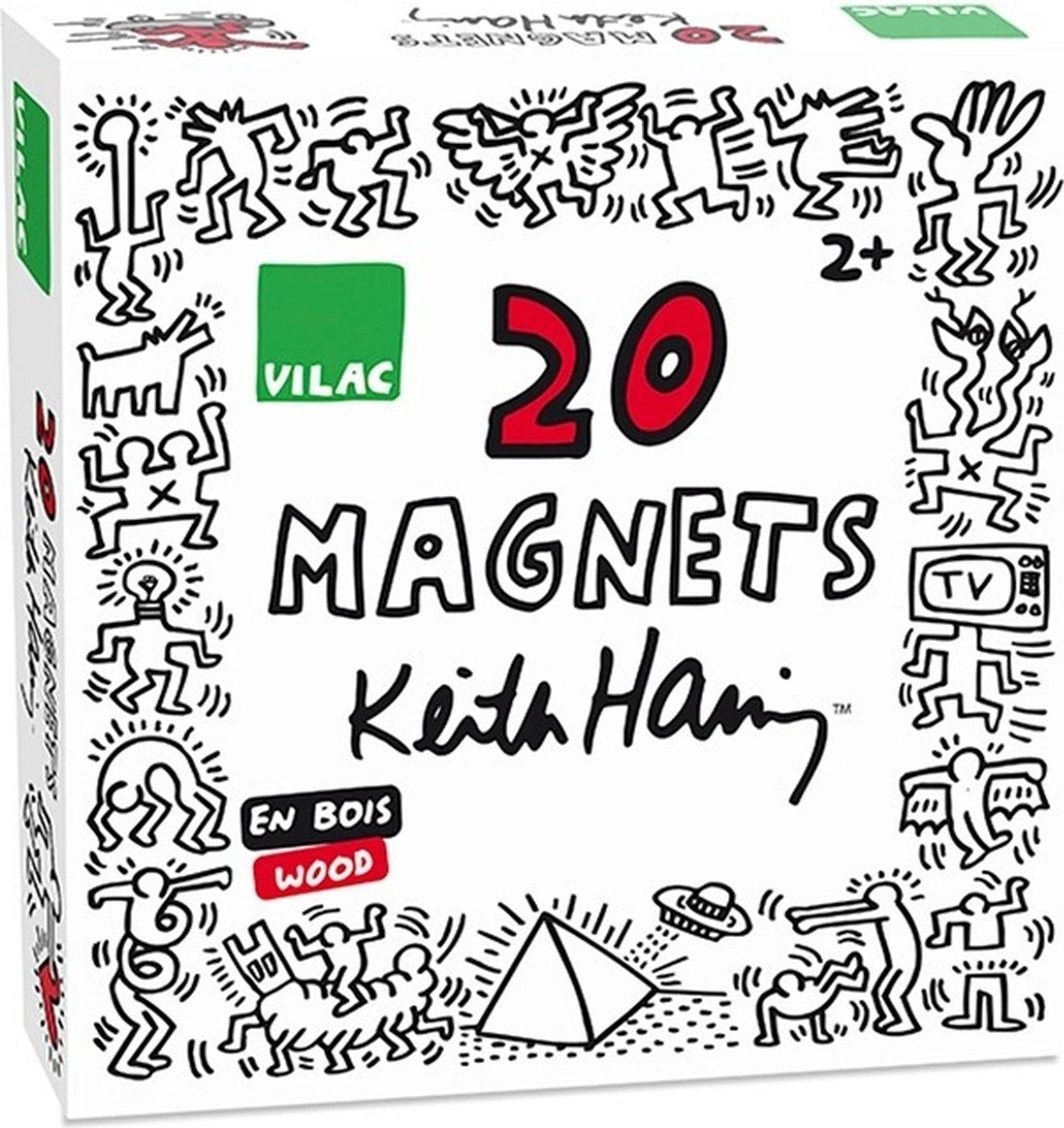 Magneti Vilac (20 pezzi) di Keith Haring