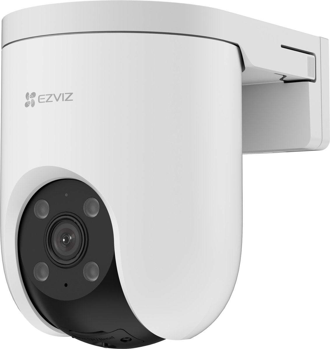 Telecamera di sicurezza da esterno Ezviz h8c poe 2k con rilevamento persone - tracciamento automatico - visione notturna a colori - sirena e allarme flash - nessun costo mensile