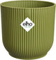 Elho vibes fold round mini 11 - macetero de interior - 100% plástico reciclado - ø 11,1 x h 10,5 cm - verde helecho