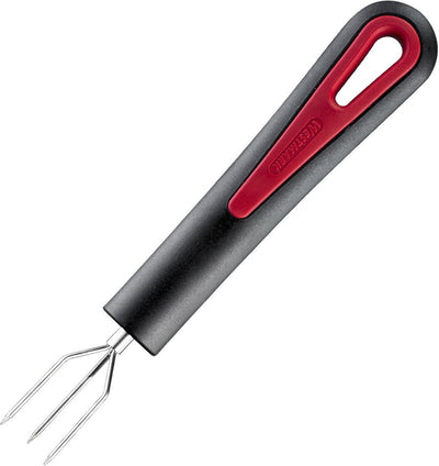 Forchetta per patate Westmark con 3 denti, lunghezza: 16,3 cm, plastica in acciaio inossidabile, Gallant, nero rosso, 29142270
