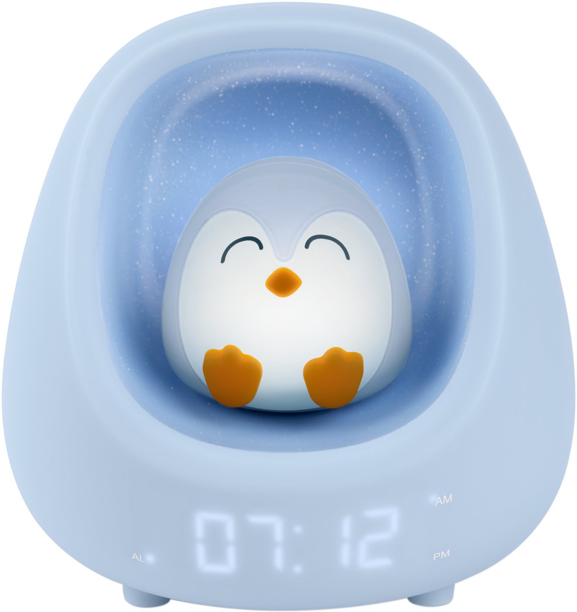 Bigben hibuddies hibuddies nestkids lampada notturna con sveglia per bambini - Snow il pinguino