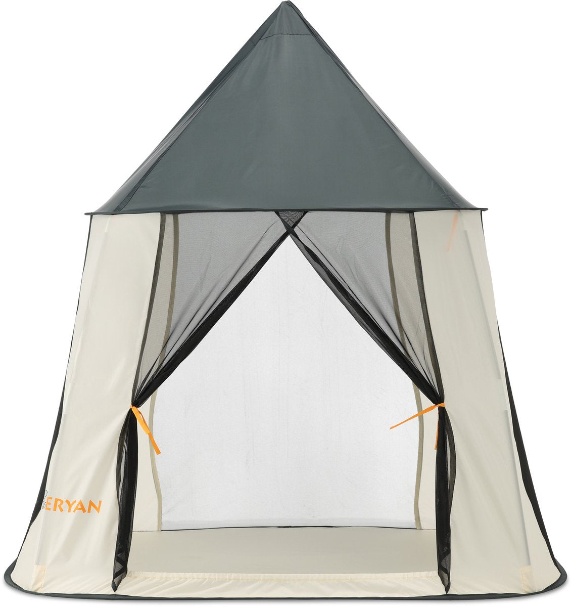Deryan luxe speeltent voor kinderen - met bodem - cream
