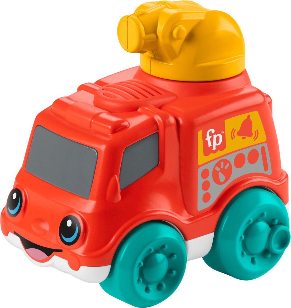 Vehículo de empuje Fisher Price rojo