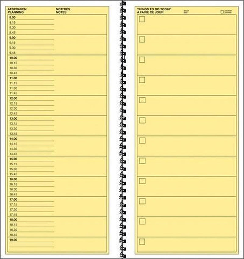 Sigel cose da fare oggi - express - con spirale - 100 fogli - blocco note - blocco da fare - si-30200